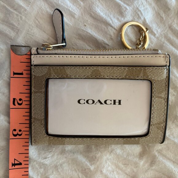 Authentic NWT Coach mini ID Case - Picture 3 of 3